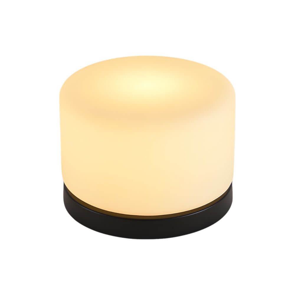 Cylindrical LED Post Light for Pillar Tops, 360° Dimmable Outdoor Lamp