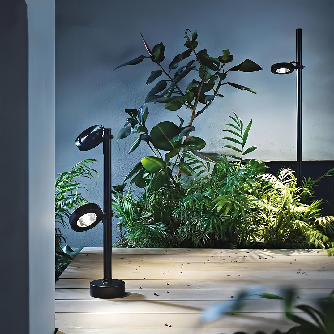 Pathway Landscape Lights Black Outdoor Lawn Lights