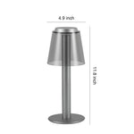 Lumina Adjustable LED Table Lamp in Aluminum and Acrylic