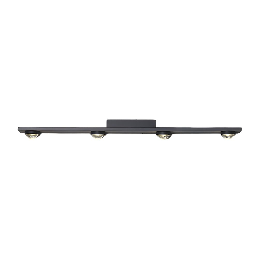 Linear LED Ceiling Spot Light in Matte Black for Modern Interiors
