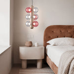 Lumière Moderne Glass Bubble Chandelier in Gold for Dining and Living Spaces