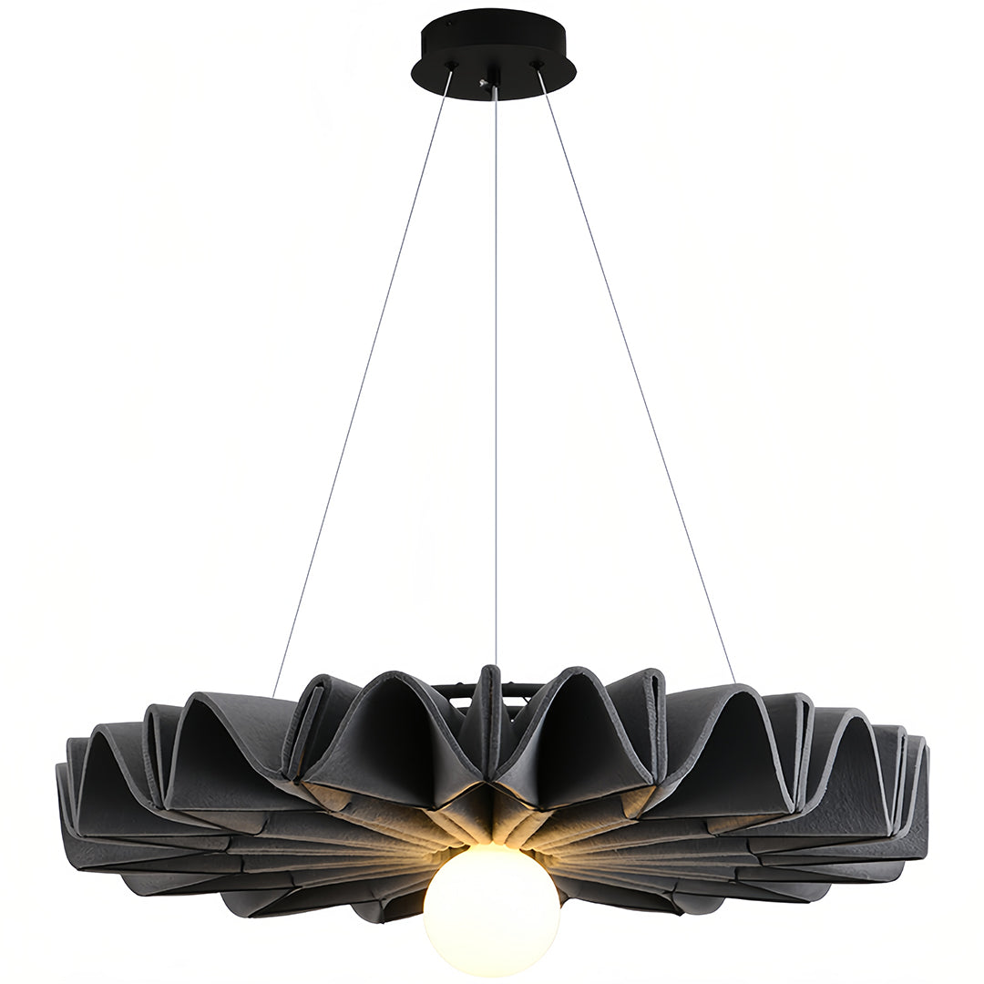 Acoustic Felt Chandelier with Adjustable Drop for Modern Interiors