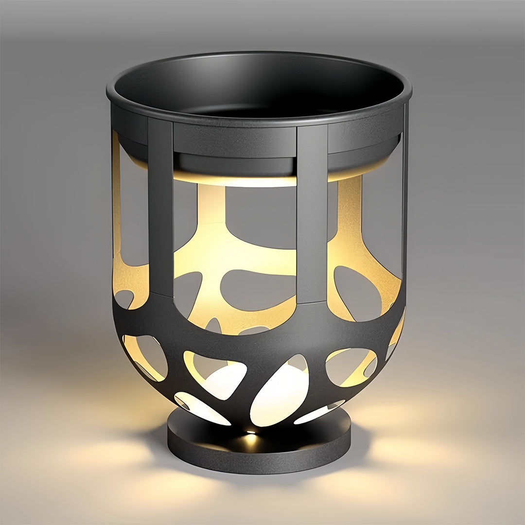 Lumière Planter: Architectural LED Outdoor Light Sculpture
