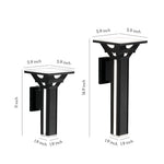 Modern Outdoor Wall Column Light LED Waterproof Aluminum Sconce