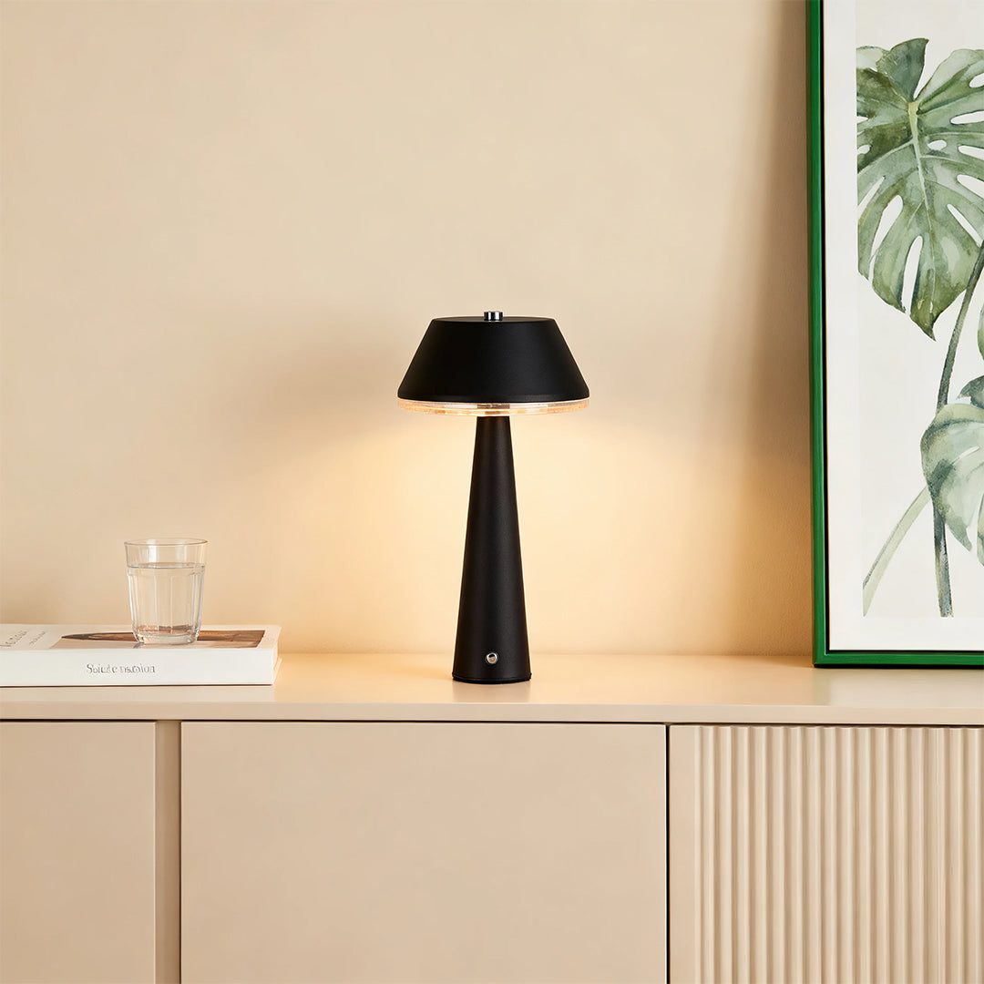Aria Portable LED Table Lamp – Modern Cordless Rechargeable Light