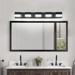 Modern Black Vanity Light for Bathroom Makeup Mirror – LED Wall Sconce