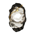 Noir Full-Spectrum LED Wall Sconce with Glass Shade