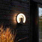 Luma Noir Outdoor Wall Sconce – Modern LED Architectural Light
