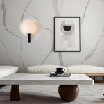 Nordic Glass Globe Wall Sconce with Adjustable Light Modes
