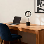 Ring Table Lamp – Modern Minimalist Touch Rechargeable LED Desk Light