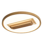 Aura Bladeless Ceiling Fan with Integrated LED Light | Modern Flush Mount