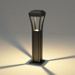 Geometric Outdoor Bollard Lights | Modern Aluminum Landscape Path Lighting