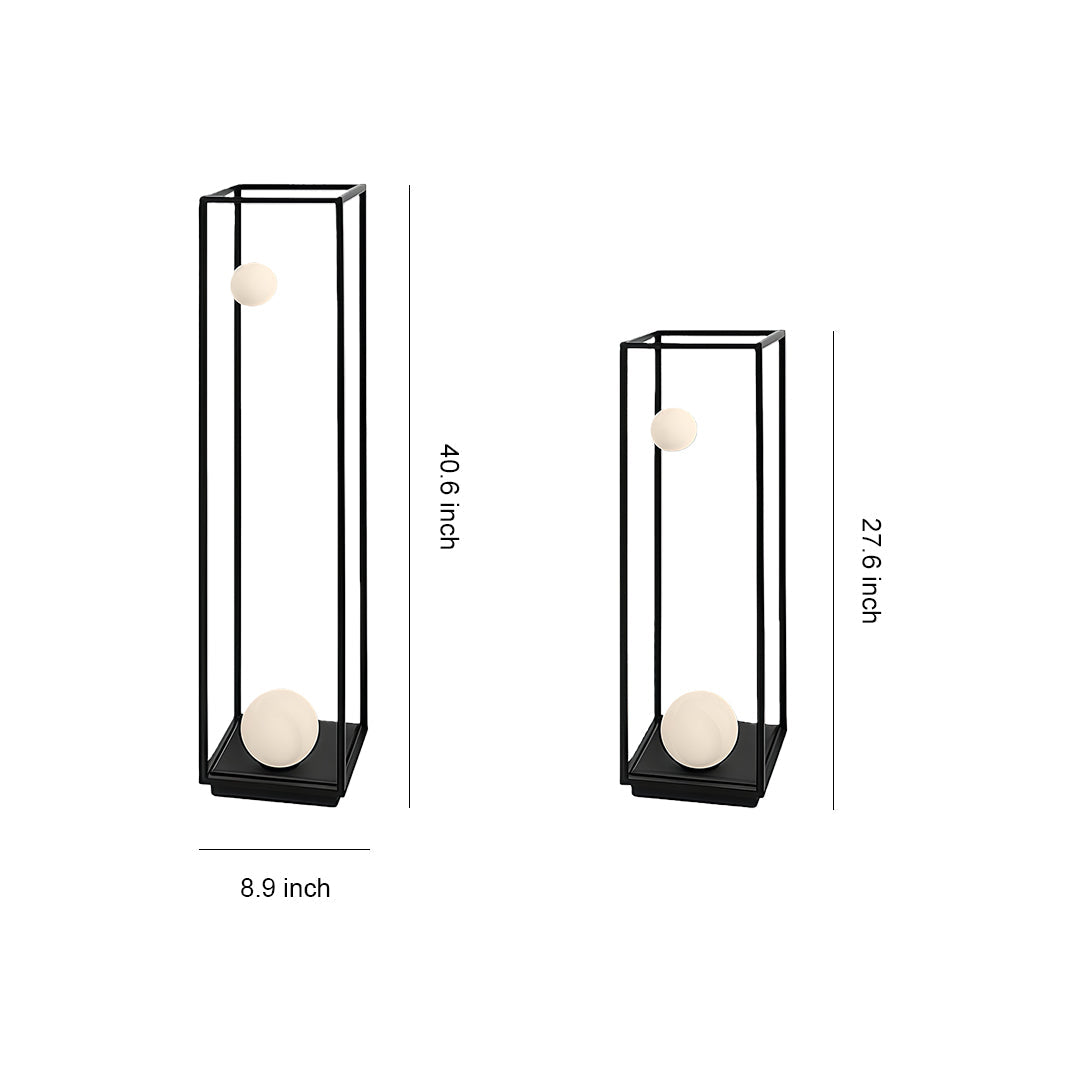 Lunar Bollard Outdoor Light – Modern Aluminum Landscape Lamp for Courtyard & Pathway