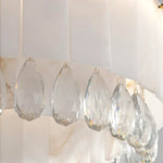 Luxury Cloud Stone Brass Chandelier | Modern Designer Ceiling Light