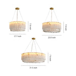 Luxury Cloud Stone Brass Chandelier | Modern Designer Ceiling Light