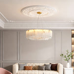 Luxury Cloud Stone Brass Chandelier | Modern Designer Ceiling Light