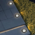 Lumière Féline Recessed LED Deck Light with Cat Paw Motif