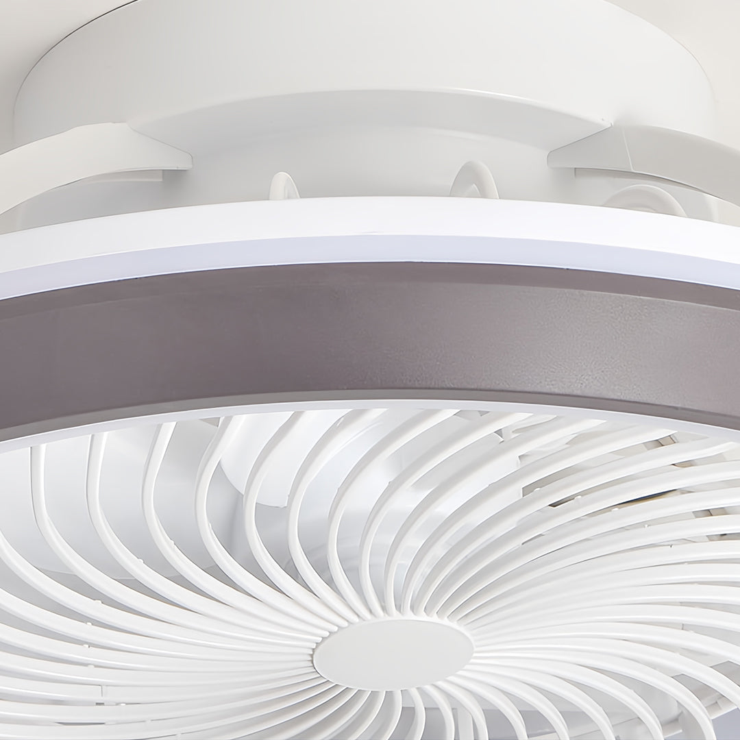 Aura 7-Blade Ceiling Fan with Integrated LED Light and Remote