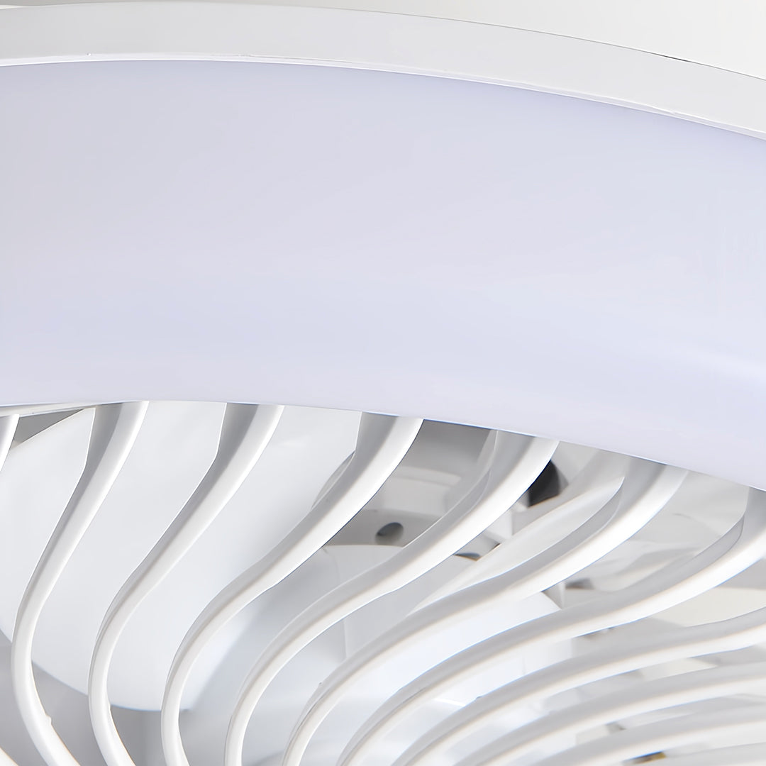 Aura 7-Blade Ceiling Fan with Integrated LED Light and Remote
