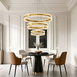 Aurelia Circular LED Chandelier – Modern Minimalist Luxury Pendant Light