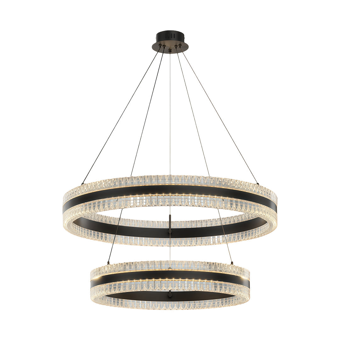 Aurelia Circular LED Chandelier – Modern Minimalist Luxury Pendant Light