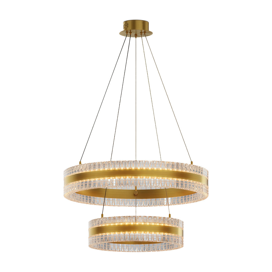 Aurelia Circular LED Chandelier – Modern Minimalist Luxury Pendant Light