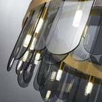 Lumina Glass Chandelier — Modern Luxury Pendant for Dining & Living Spaces