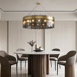 Lumina Glass Chandelier — Modern Luxury Pendant for Dining & Living Spaces