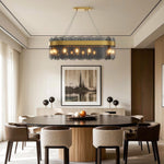Lumina Glass Chandelier — Modern Luxury Pendant for Dining & Living Spaces
