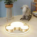 Modern Creative Cartoon Three Tone Light Led Energy Saving Ceiling Lamps