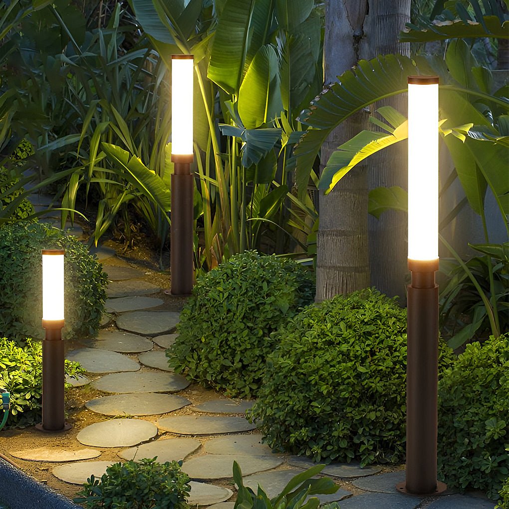 Modern LED Bollard Lights for Pathways and Gardens – Waterproof Aluminum