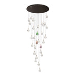 Luxury Crystal Staircase Chandelier with LED Lighting