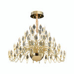 Aurelia Gold Crystal LED Chandelier – French Luxury Pendant Light