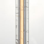 Linear Crystal Pendant Light | Modern Chrome LED Hanging Lamp for Dining Room & Kitchen Island