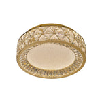 Aurelia Crystal Flush Mount Ceiling Light in Champagne Gold