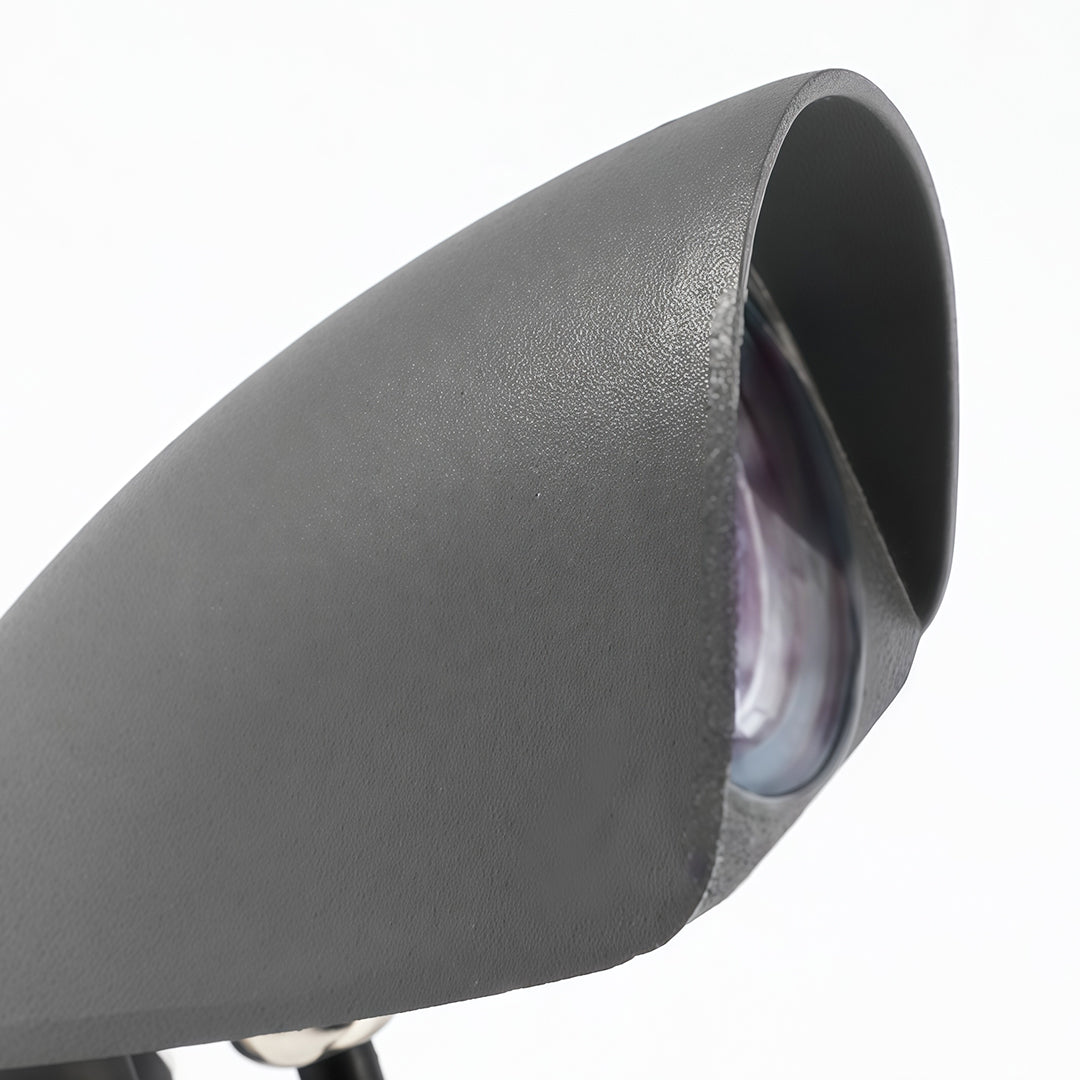 LumaWall Outdoor LED Wall Wash Light in Gray Aluminum