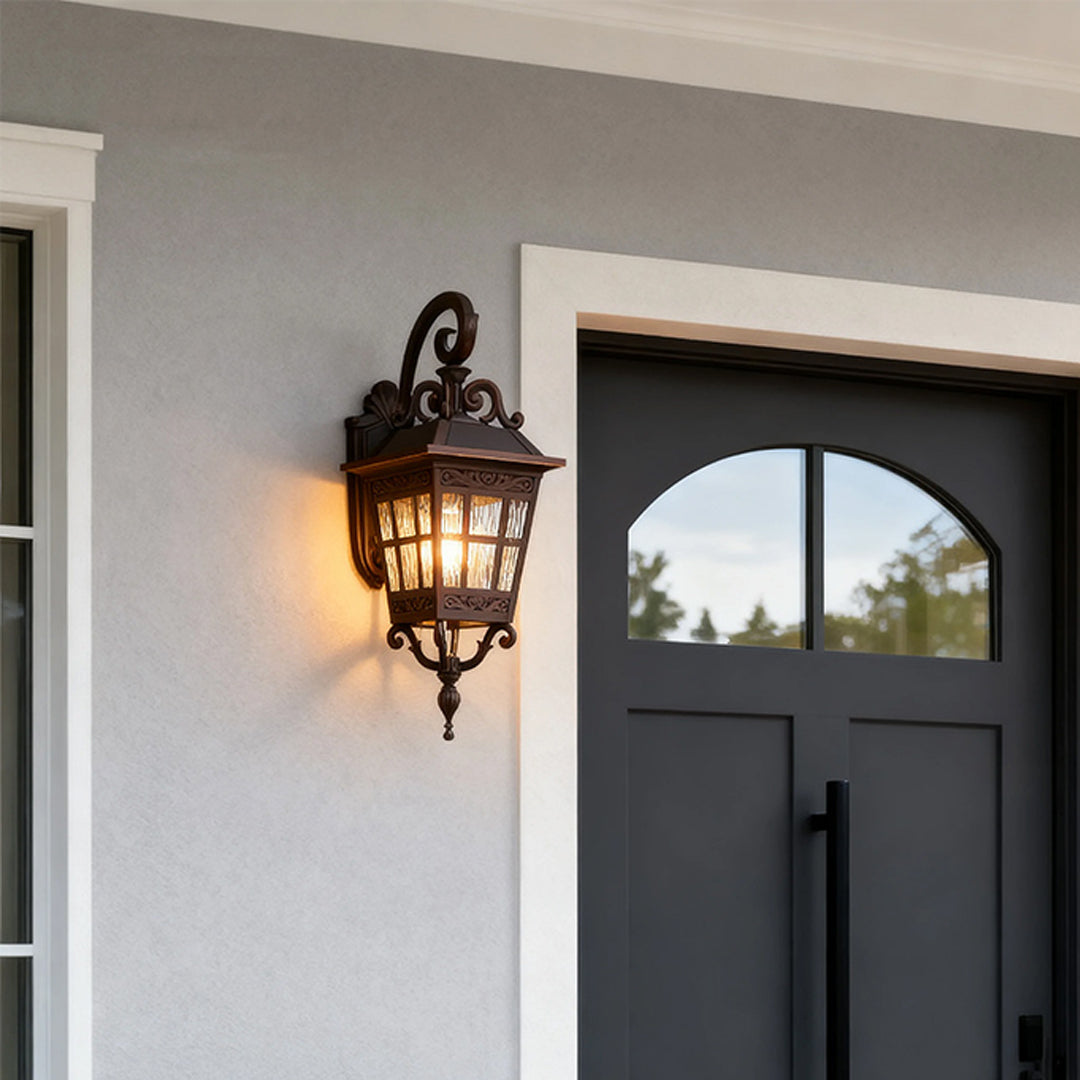 Aurelia Outdoor Wall Sconce — Waterproof Aluminum Courtyard Light