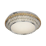 Lumina Crystal Flush Mount Ceiling Light in Chrome