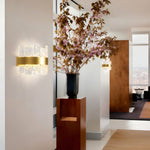 Solid Copper Glass Wall Sconce Modern Minimalist LED Lighting