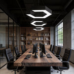 Modern Forms LED Chandelier with Creative Geometric Design