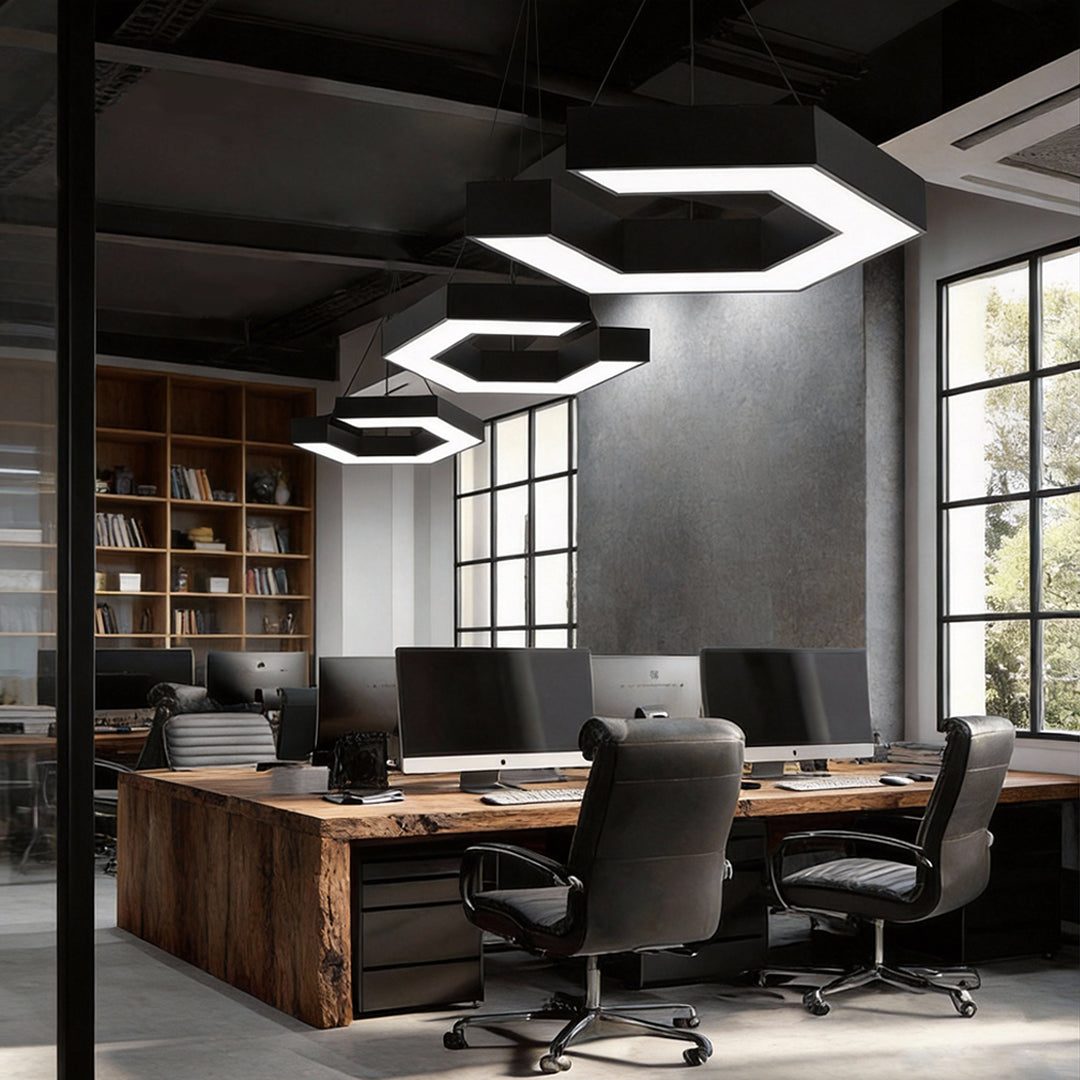 Modern Forms LED Chandelier with Creative Geometric Design