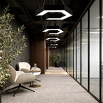 Modern Forms LED Chandelier with Creative Geometric Design