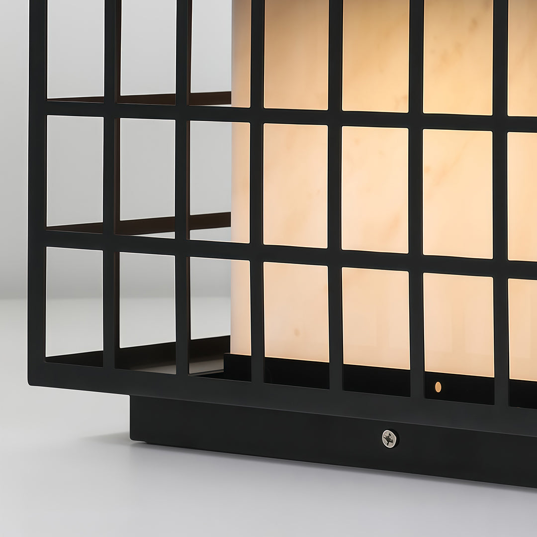 Modern Gate Pillar Lights Outdoor Waterproof Stainless Steel Column Lanterns