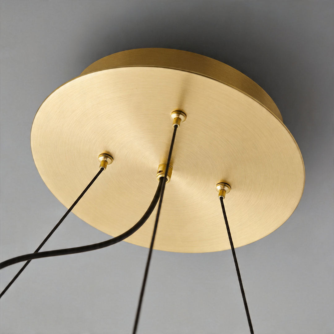 Molecule Bean Modern Chandelier | 6/8-Light LED Pendant for Dining & Living