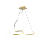 Molecule Bean Modern Chandelier | 6/8-Light LED Pendant for Dining & Living