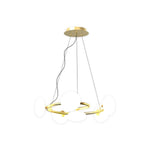 Molecule Bean Modern Chandelier | 6/8-Light LED Pendant for Dining & Living