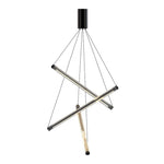 Nordic Minimalist LED Linear Chandelier for Modern Interiors