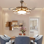 Lumina Gold Ceiling Fan with Integrated LED Light – Modern Nordic Designer Fan