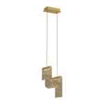 Aurelia Amber Glass Pendant Light in Gold for Modern Interiors