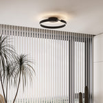 Halo LED Flush Mount Ceiling Light in Minimalist Ring Design
